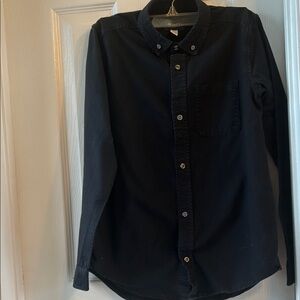 The Children's Place Black Button-Down Shirt